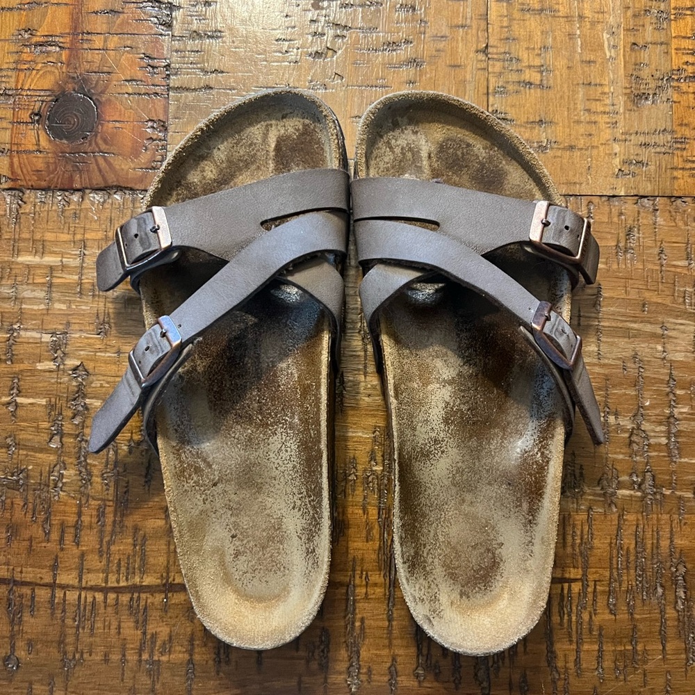 Brown Birkenstocks